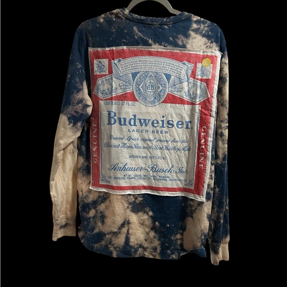 BUDWEISER classic custom original ONE OF A KIND tee creation by Rachelle